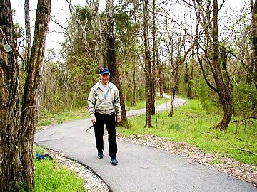 Hung Chee on walking trail