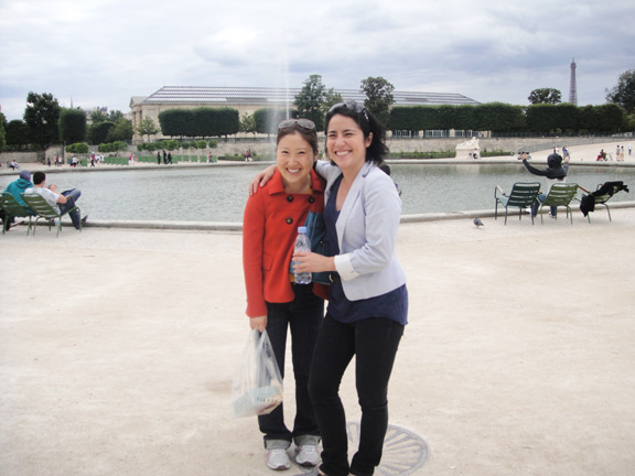 Charlene and me at the Tuileries
