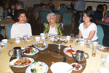 Aunty Carol, Grandma and me