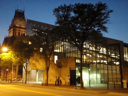 Graduate School of Design at night
